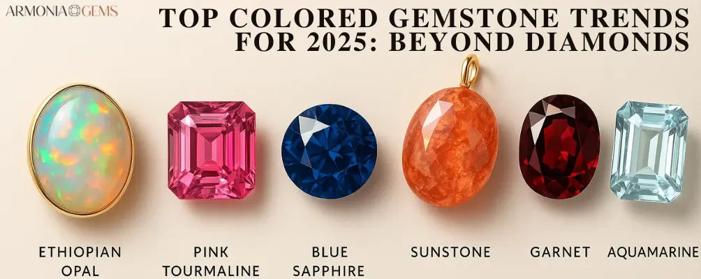 Top Colored Gemstone Trends for 2025: Beyond Diamonds