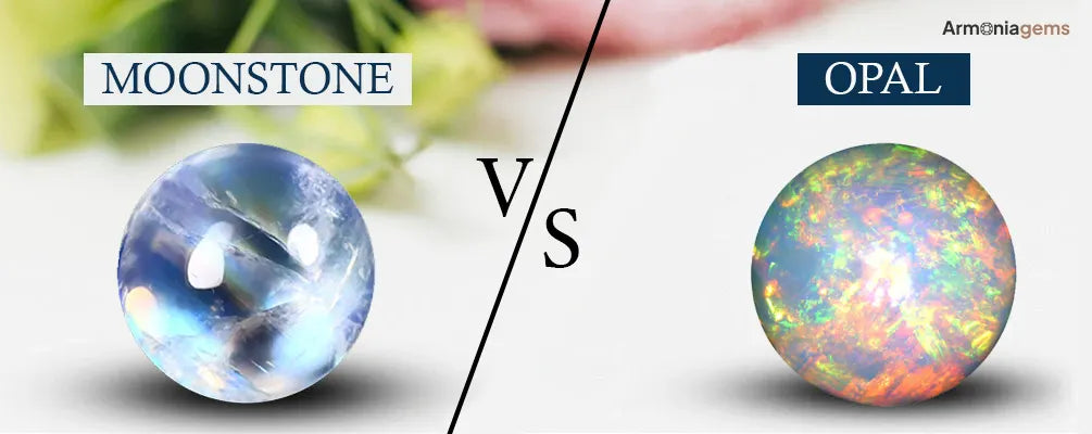 Difference Between Opal Gemstone and Moonstone