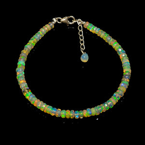 Natural Gemstone jewelry with 25 Ct Ethiopian Opal Bracelet