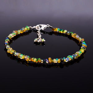 Excellent Choice for Gift with the 13 Ct Yellow Fire Opal Bracelet - Designed with 925 Silver