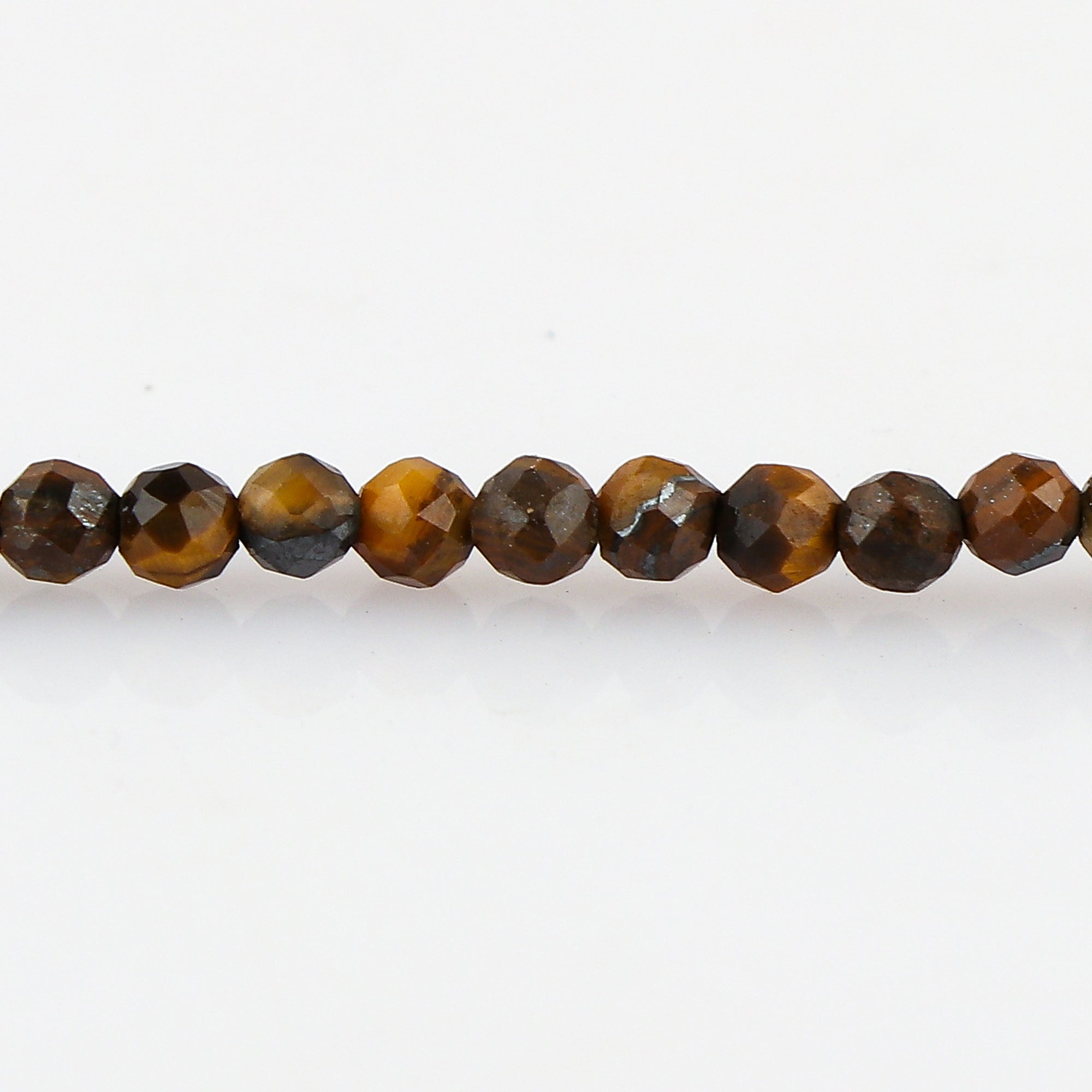 Multi Tiger Eye Healing Bracelet | Natural Micro Round Gemstone Beads