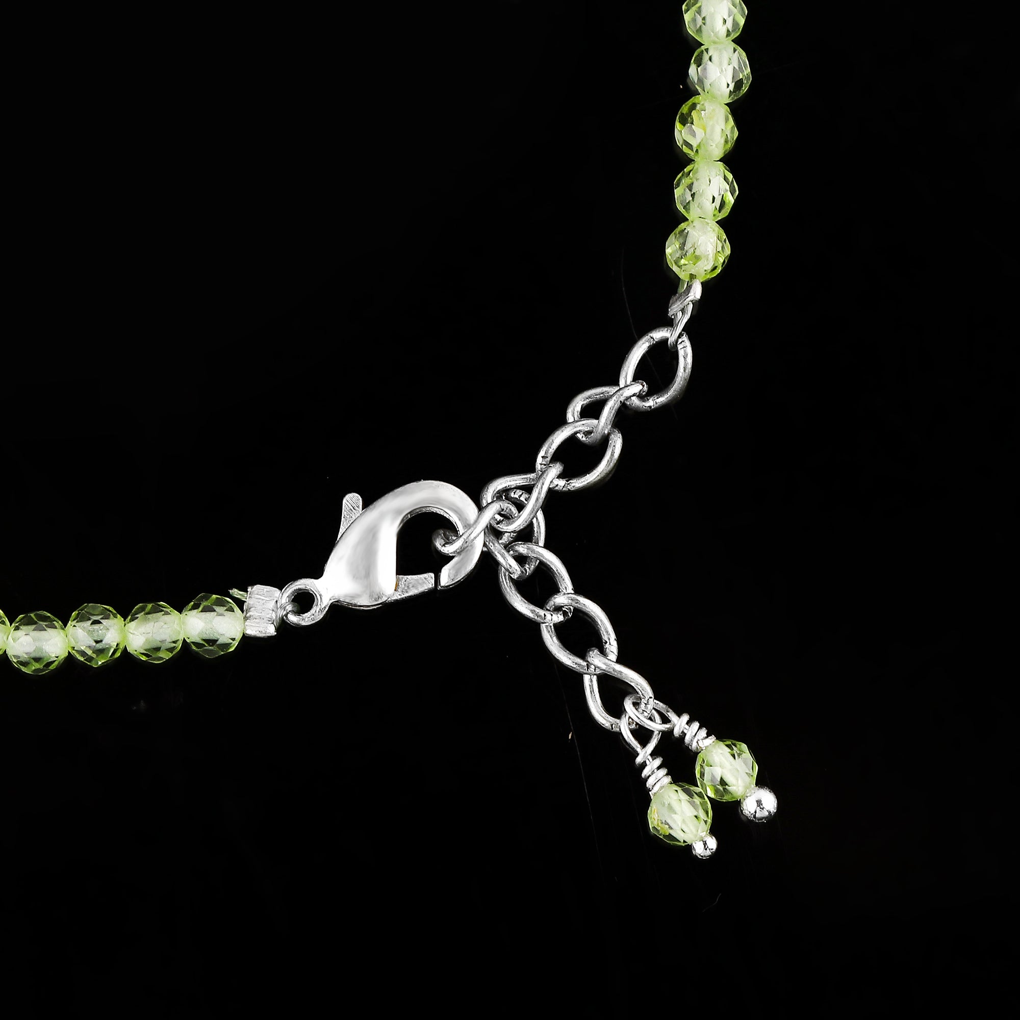 Green Prehnite Healing Bracelet | Natural Micro Round Gemstone Beads