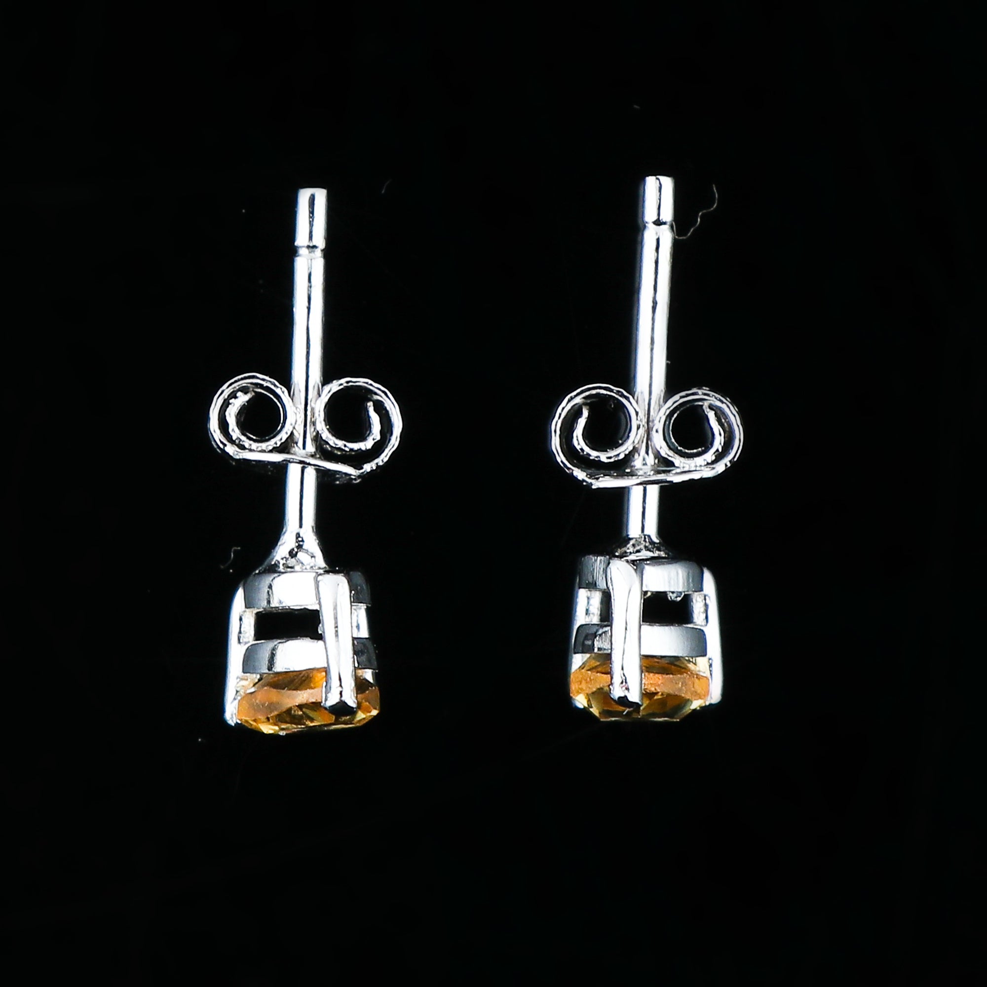 Pear Shape Natural Citrine Gem Stud Earrings for Women, Fine Jewelry for Every Occasion