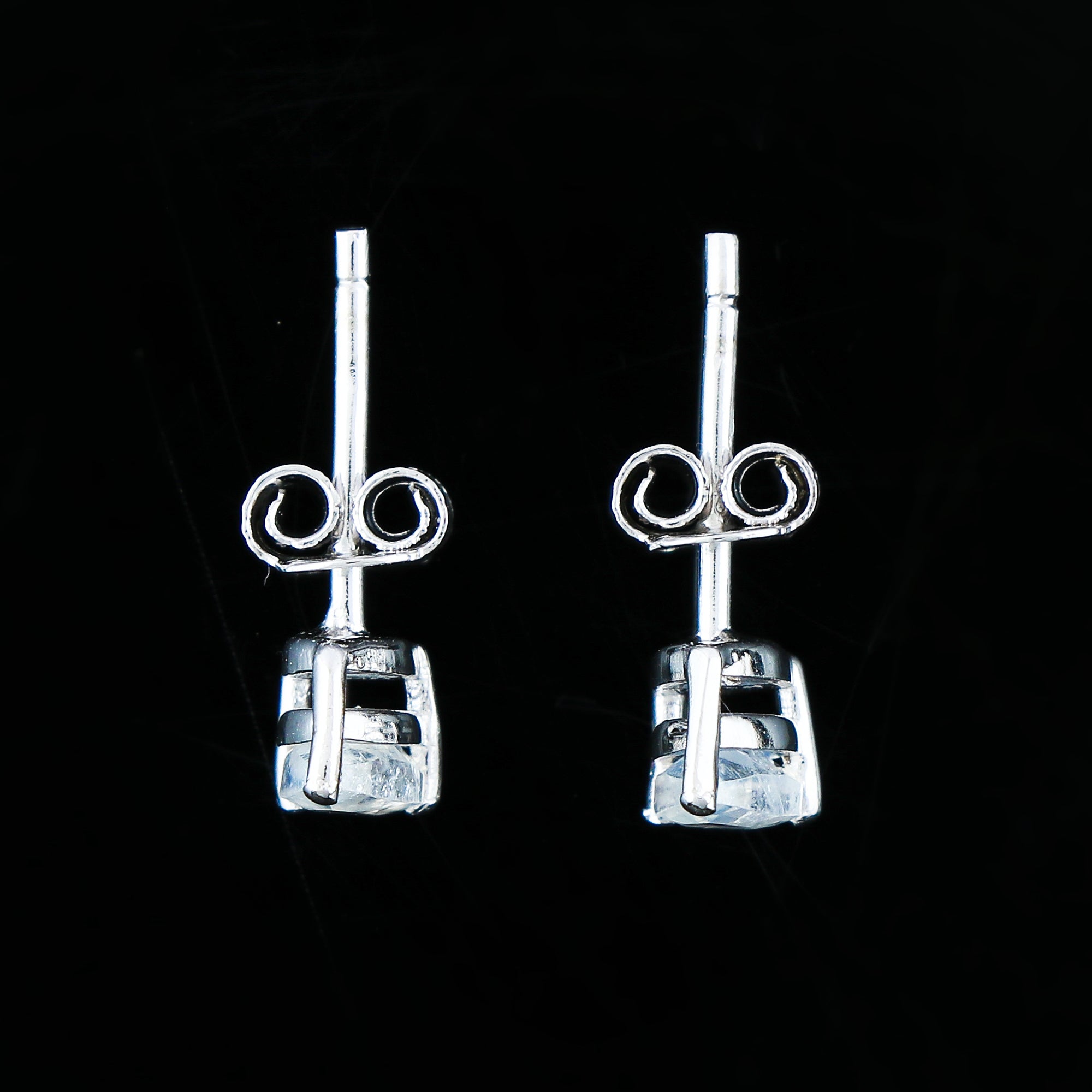 Moonstone Stud Earrings for Women Crafted from 925 Silver, Natural Stone | Fine Jewelry for Women