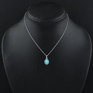 Stylish Pendant in 925 silver, handcrafted in 1.3 Ct Ethiopian Opal Gemstone
