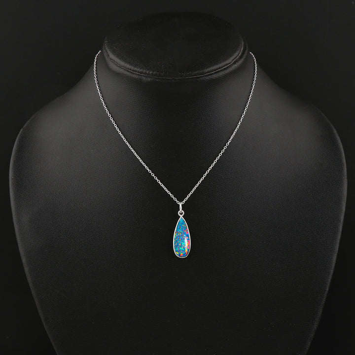 Naturally sourced Ethiopian Stone in 2.5 Ct Pendant - Pear shape 