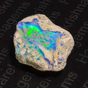 Ethically Sourced 40.5 Ct White Ethiopian Opal – Natural Gem