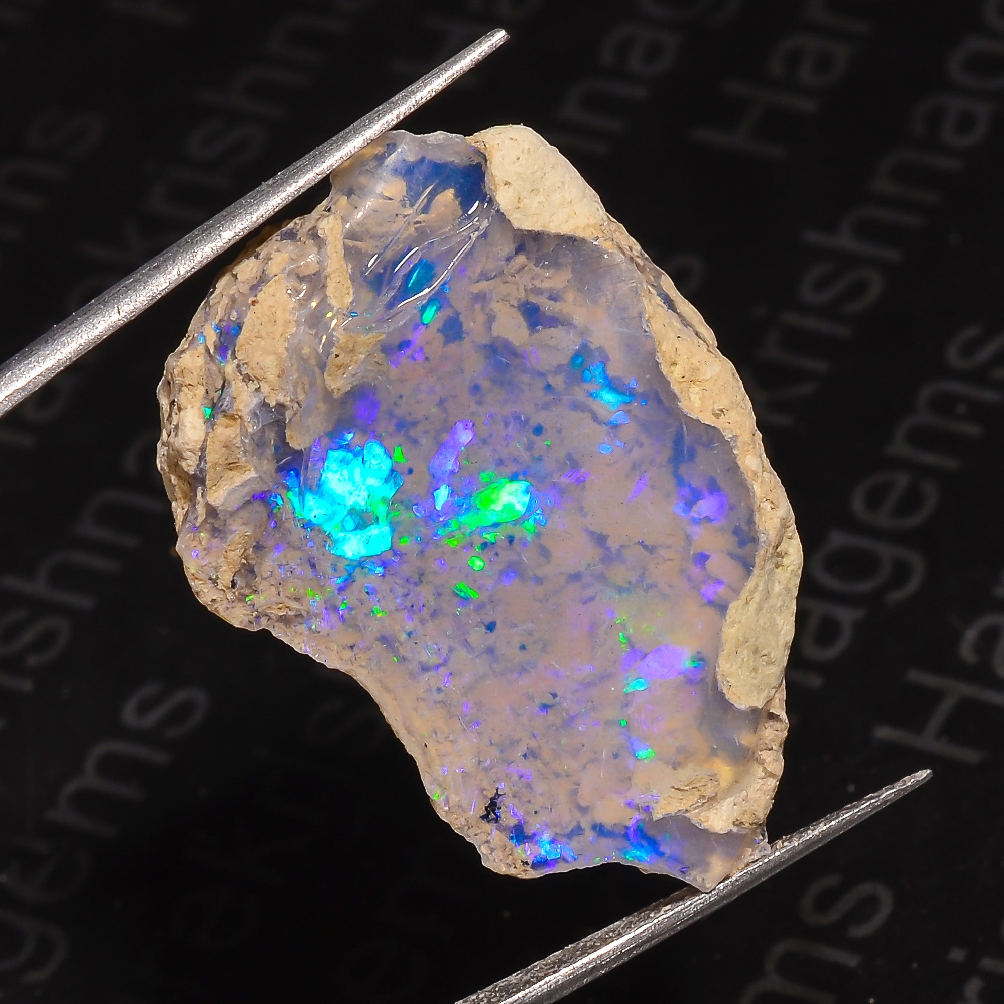 Raw White Ethiopian Opal 18 Ct – Unique Gem for Handcrafted Jewelry