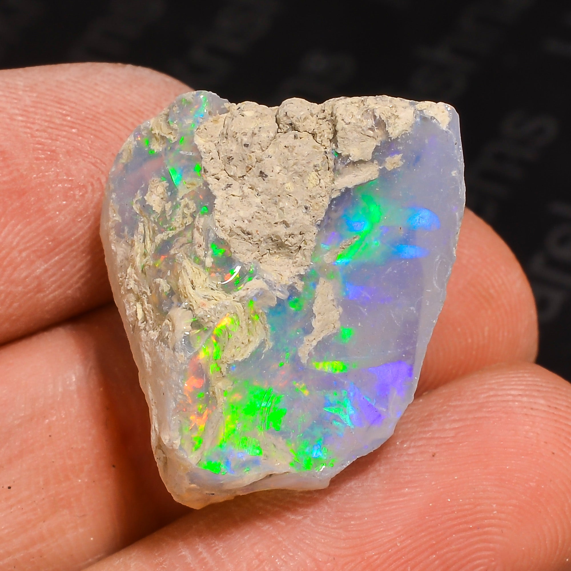 20 Ct Raw White Ethiopian Opal – Armonia Gems