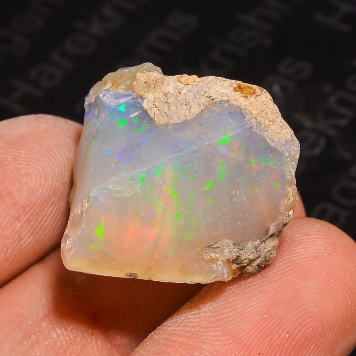 25 Ct Raw White Ethiopian Opal – Armonia Gems