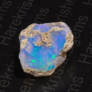 Hand-Selected White Ethiopian Opal with Rare Fire Play
