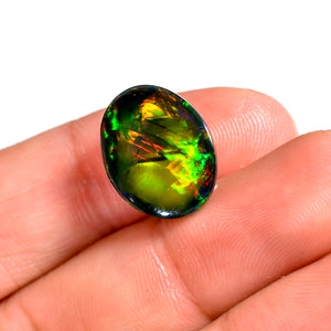 Premium Quality Cabochon Cut Jewelry in 6.5 Ct Ethiopian Opal Stone