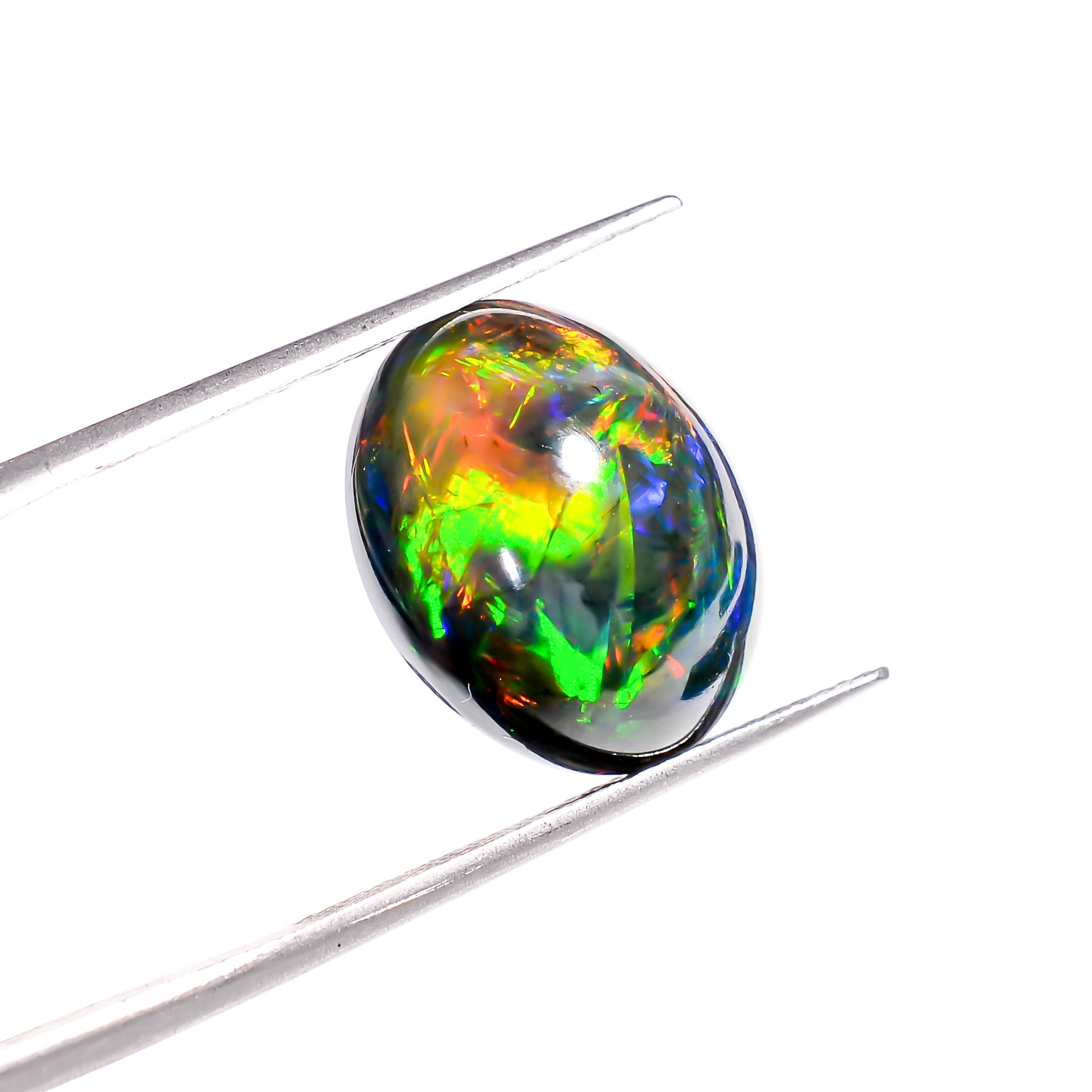 Embrace beauty with stunning 6 Ct Ethiopian Black Opal Gemstone, Naturally sourced gemstones with genuine qualities