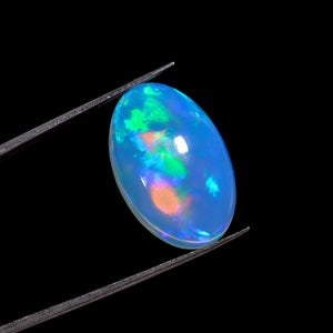 Shop Armoniagems 9.50 carat radiant white Ethiopian opal cabochon gemstone
