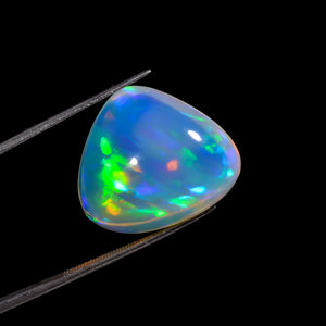 Loose white Ethiopian Opal Cabochon, Gift for her 
