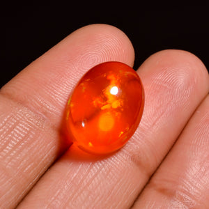 High Quality Orange Ethiopian Opal best gift for her 
